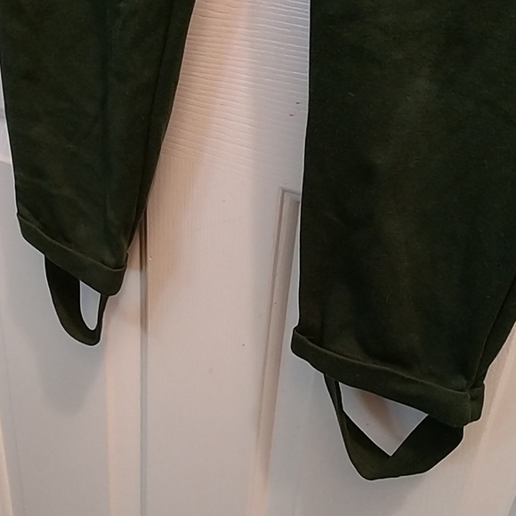 Hunter green vintage pants with stirrups😍 L - Picture 3 of 5